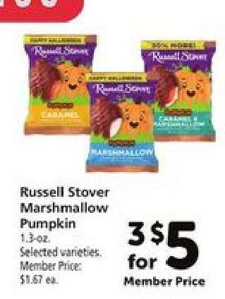 Russell Stover Marshmallow Pumpkin