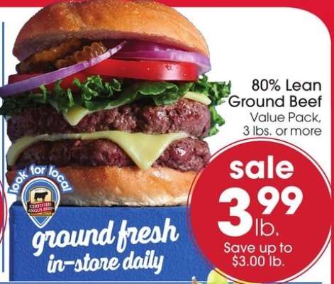 80% Lean Ground Beef