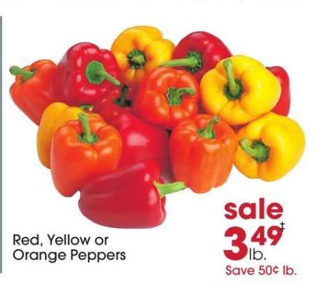 Red, Yellow Or Orange Peppers
