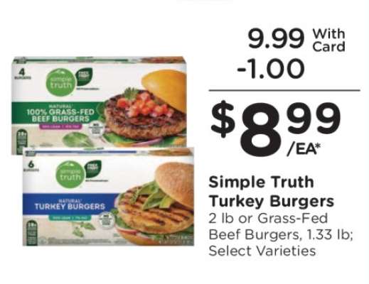 Simple Truth Turkey Burgers