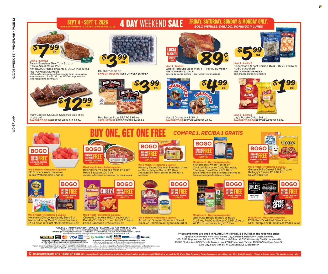 Winn Dixie ad - 09/02/2026 - 09/08/2026. Page 12