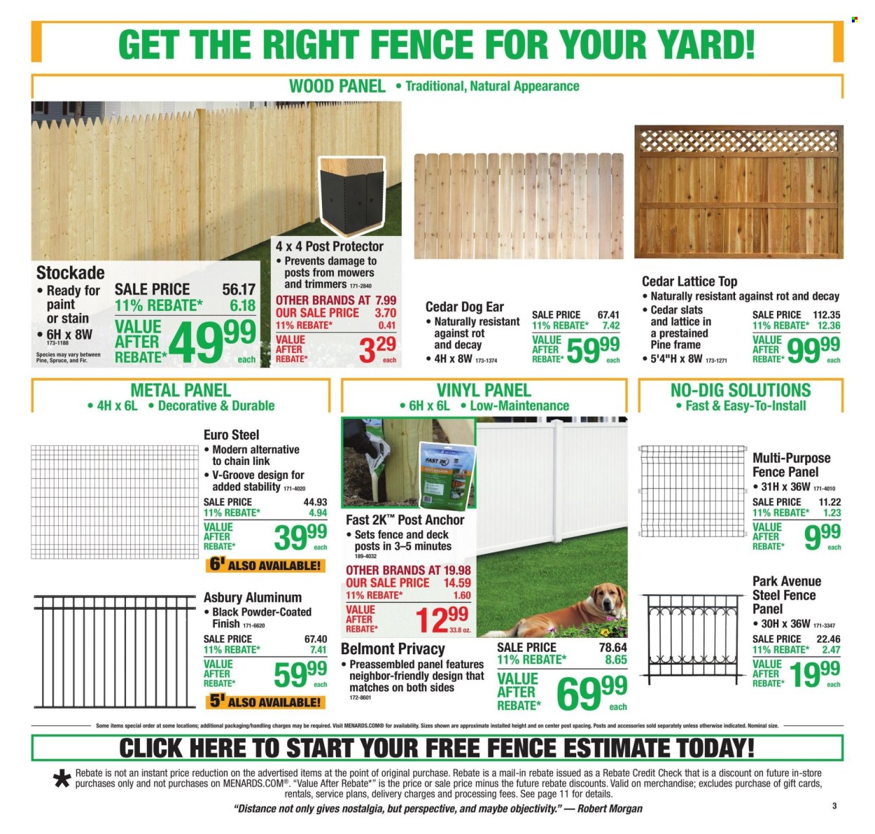 Menards ad - 09/03/2026 - 09/13/2026. Page 6