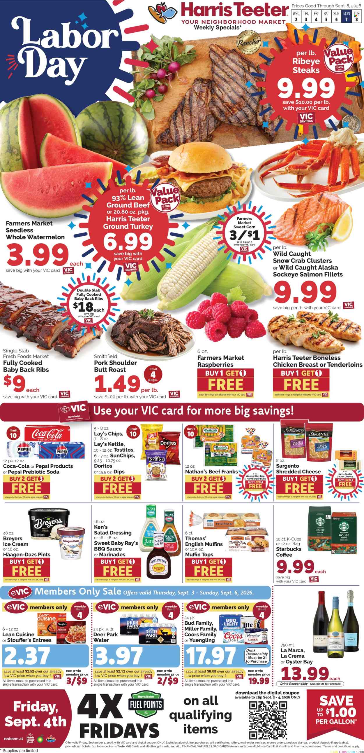 Harris Teeter ad - 09/02/2026 - 09/08/2026. Page 1