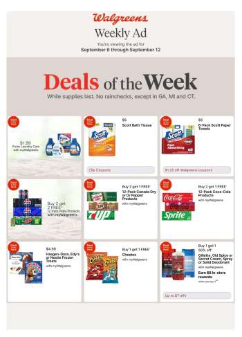 Walgreens Flyer - 09/06/2026 - 09/12/2026.