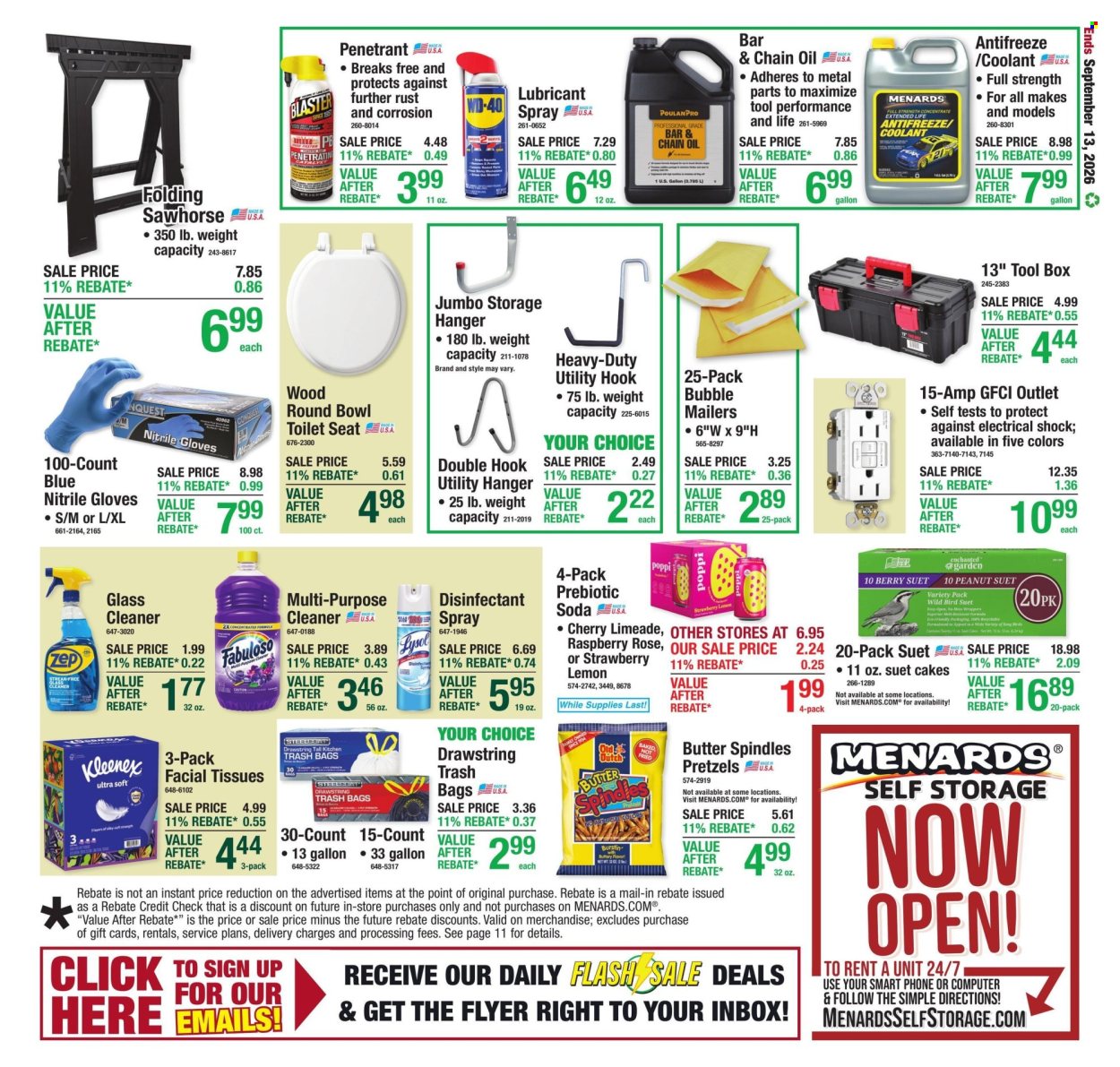 Menards ad - 09/03/2026 - 09/13/2026. Page 20