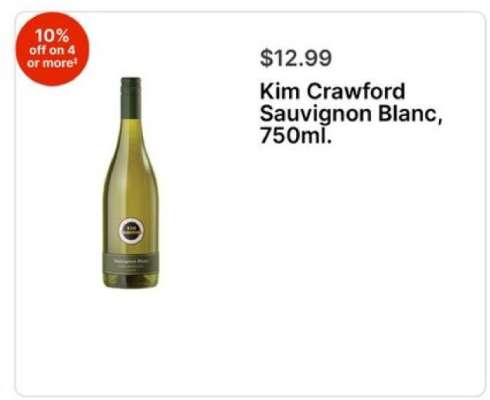 Kim Crawford Sauvignon Blanc, 750ml