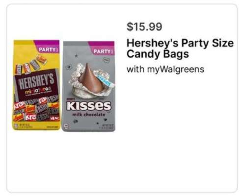 Hershey's Party Size Candy Bags