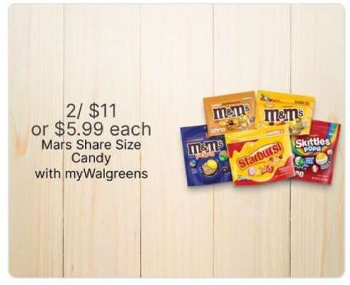 Mars Share Size Candy