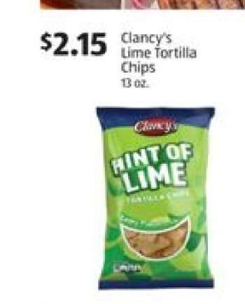 Clancy's Lime Tortilla Chips