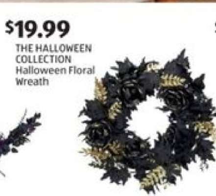 THE HALLOWEEN COLLECTION Halloween Floral Wreath