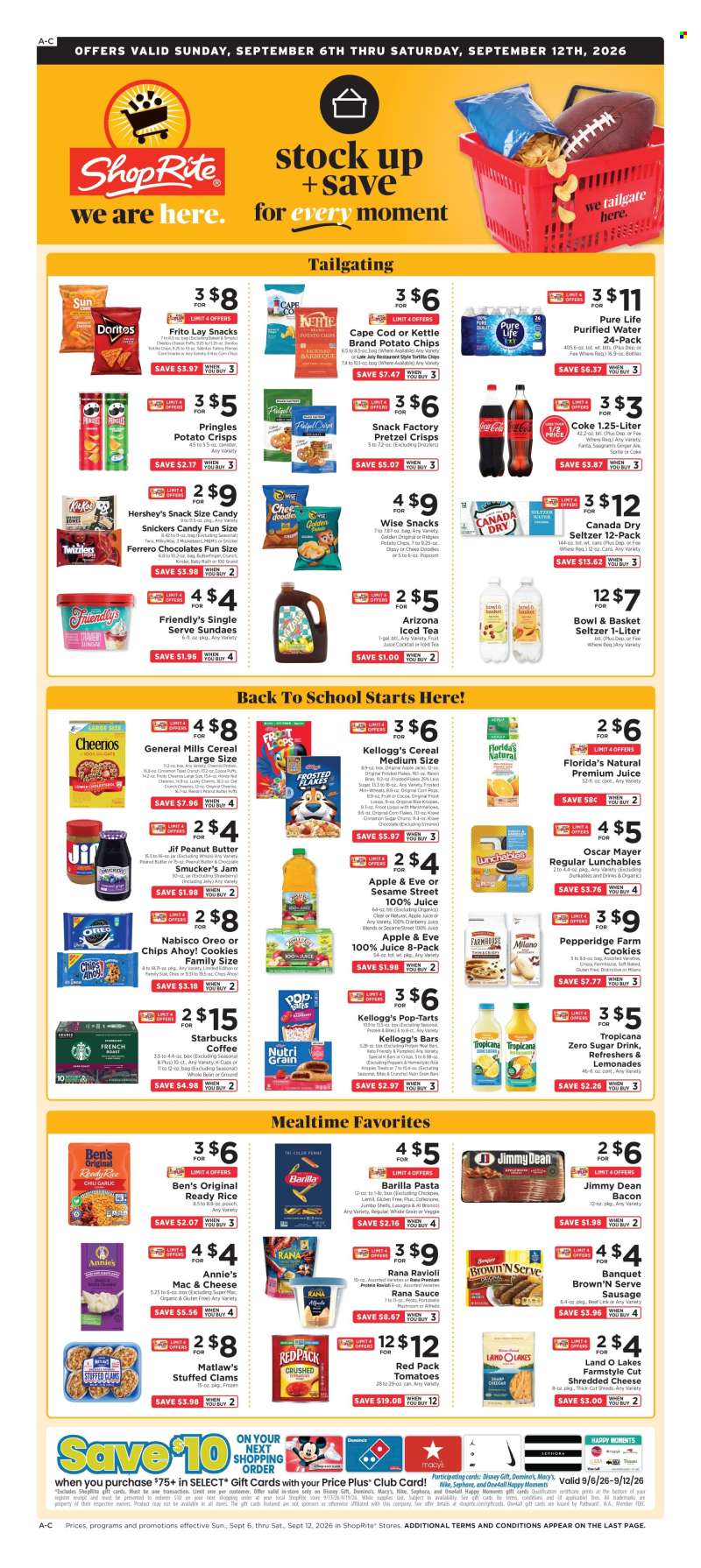 ShopRite Flyer - 09/06/2026 - 09/12/2026.