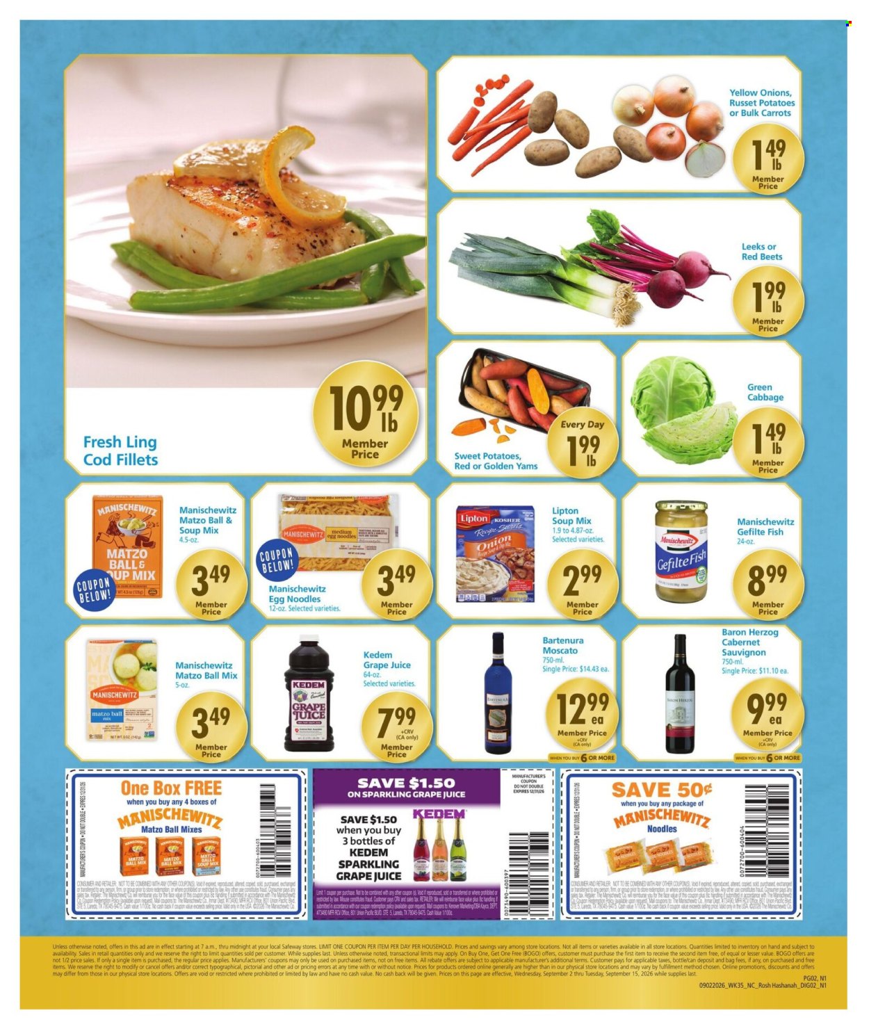 Safeway ad - 09/02/2026 - 09/15/2026. Page 2