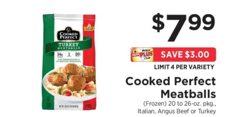 Cooked Perfect Meatballs