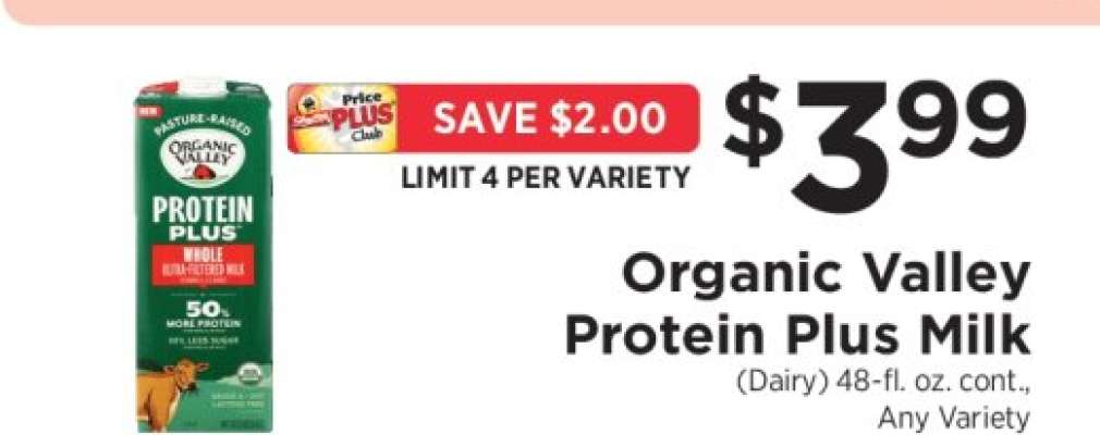 Organic Valley Protein Plus Milk