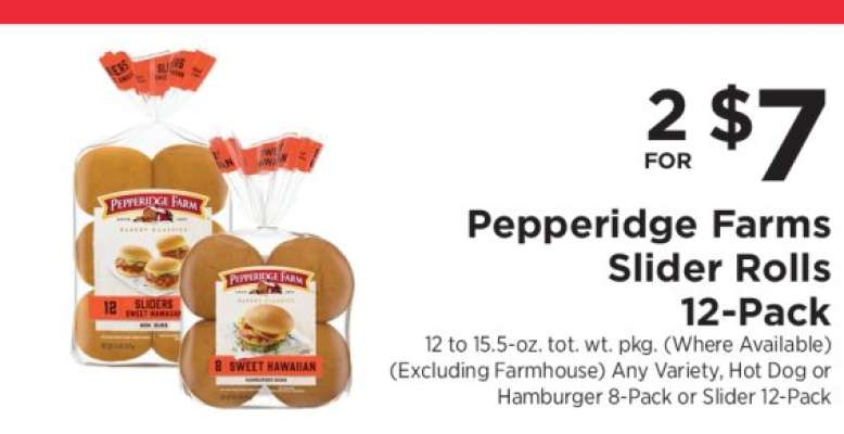 Pepperidge Farms Slider Rolls 12-Pack