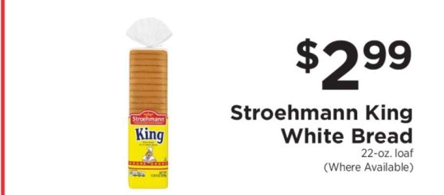 Stroehmann King White Bread