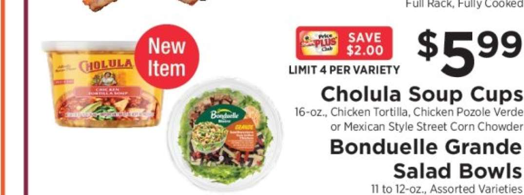 Cholula Soup Cups