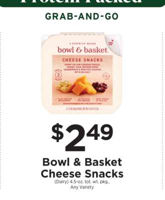 Bowl & Basket Cheese Snacks