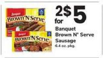 Banquet Brown'N Serve Sausage
