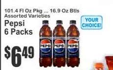 Pepsi 6 Packs