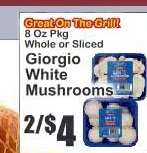 Giorgio White Mushrooms