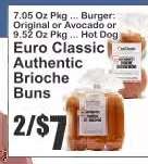Euro Classic Authentic Brioche Buns