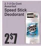 Speed Stick Deodorant