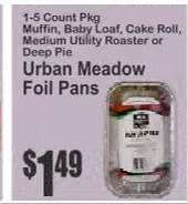 Urban Meadow Foil Pans