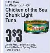Chicken Of The Sea Chunk Light Tuna