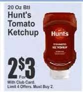 Hunt's Tomato Ketchup