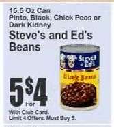 Steve's and Ed's Beans