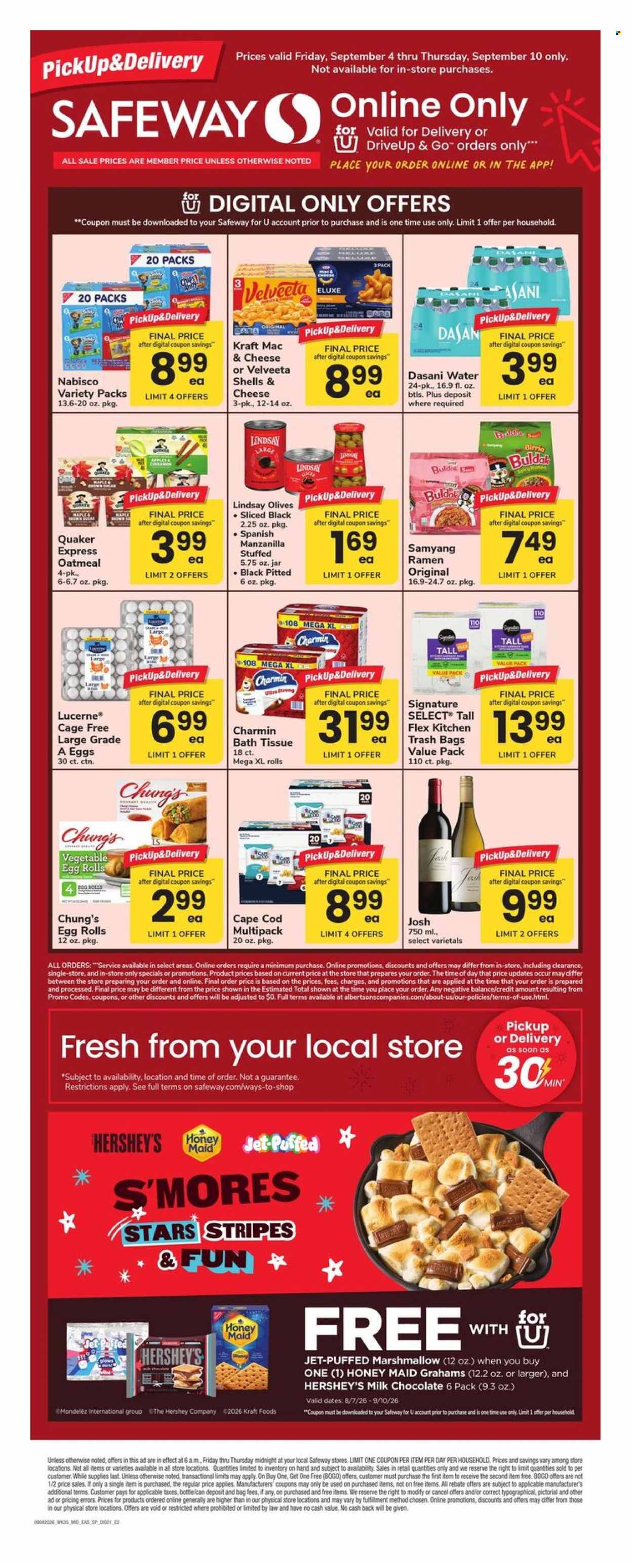 Safeway ad - 09/04/2026 - 09/10/2026. Page 1