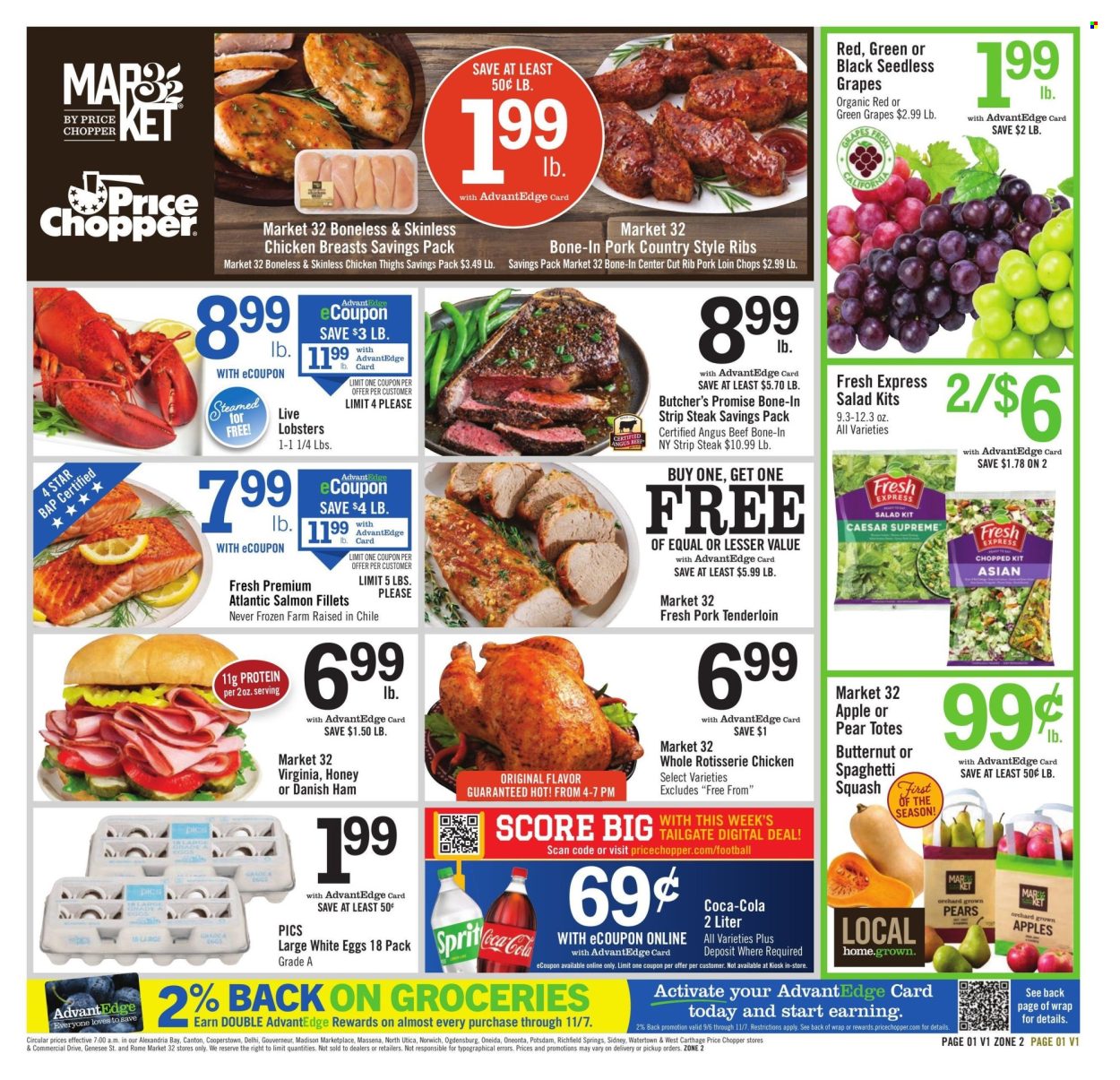 Price Chopper ad - 09/06/2026 - 09/12/2026. Page 1