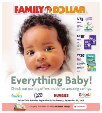 Family Dollar Flyer - 09/01/2026 - 09/30/2026.