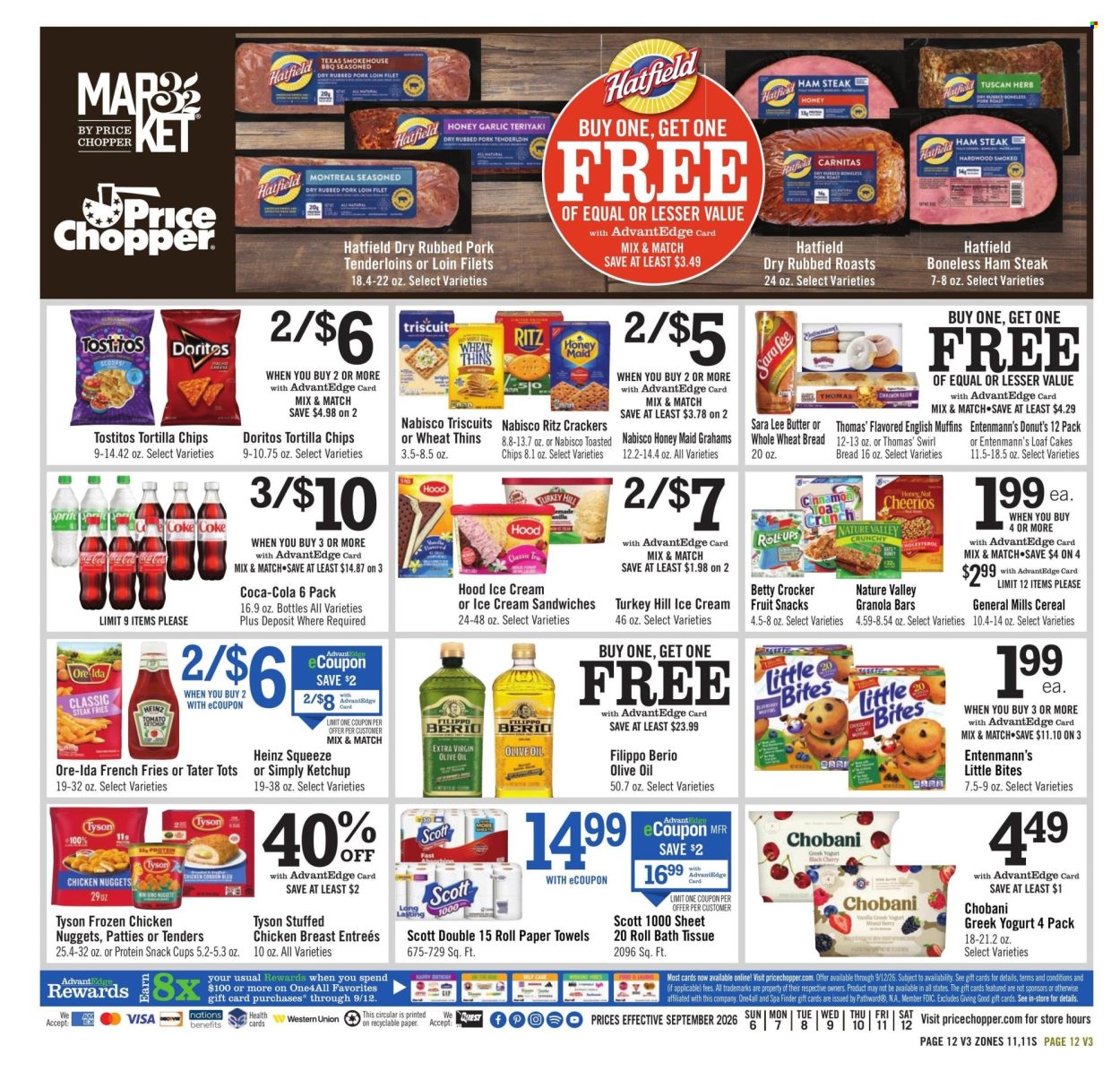 Price Chopper ad - 09/06/2026 - 09/12/2026. Page 12