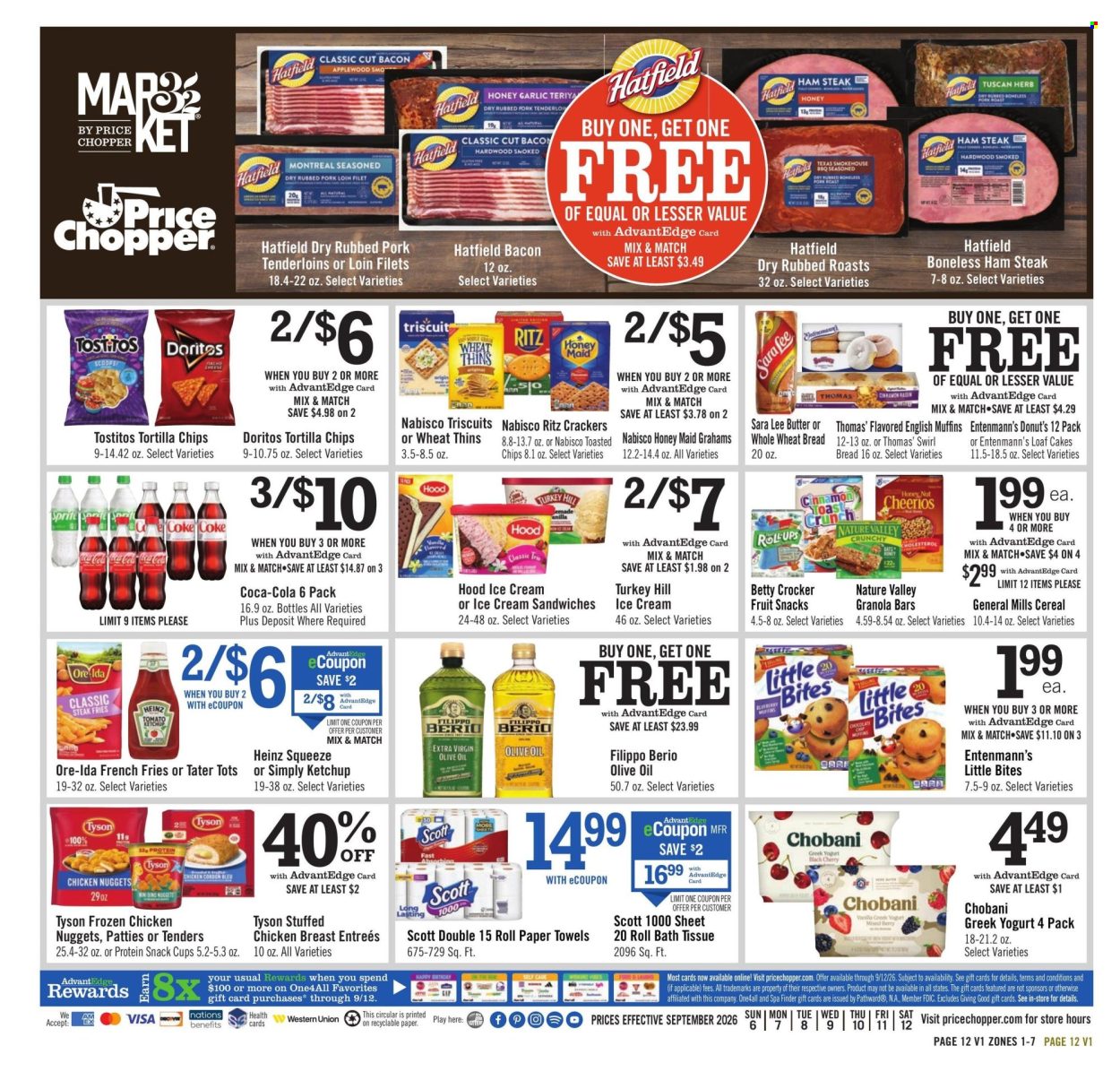 Price Chopper ad - 09/06/2026 - 09/12/2026. Page 12
