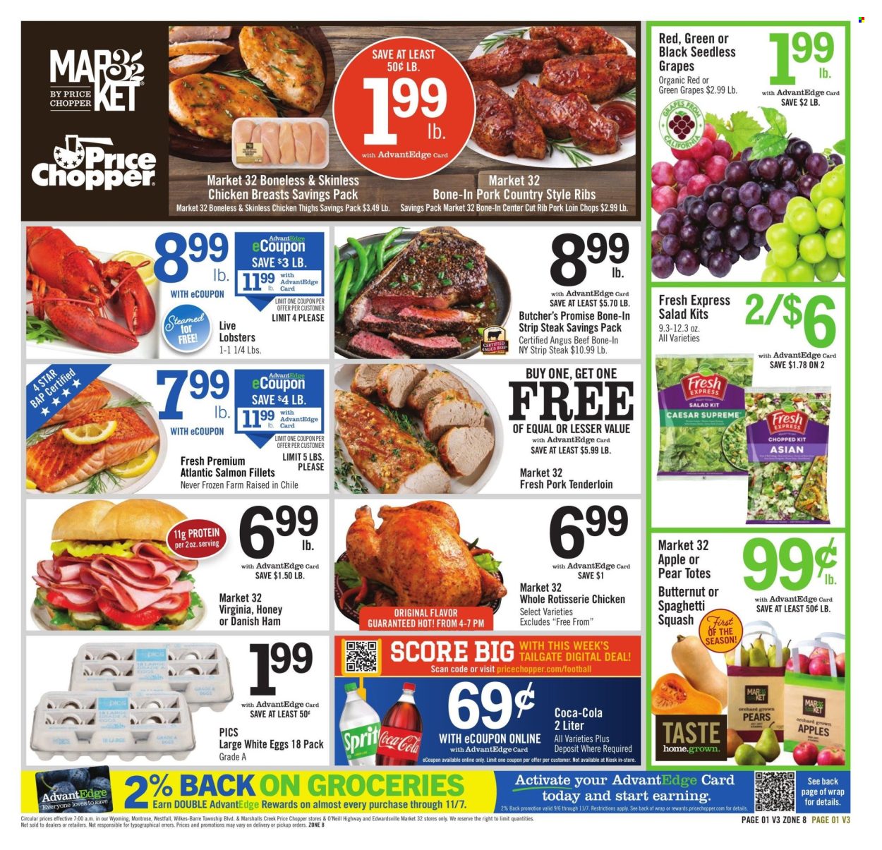 Price Chopper ad - 09/06/2026 - 09/12/2026. Page 1