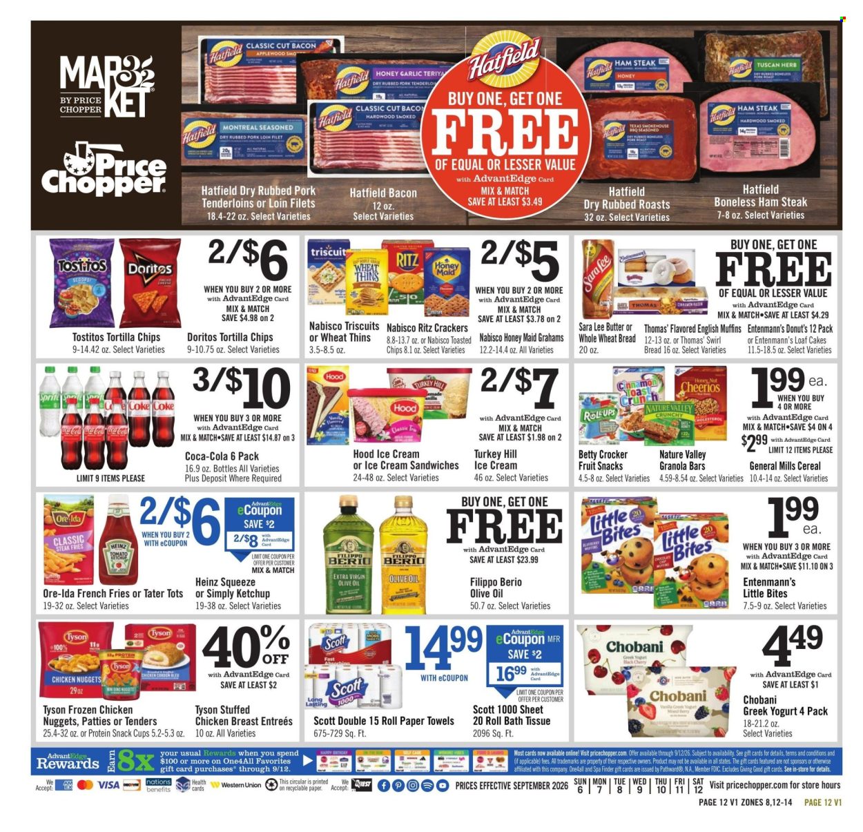 Price Chopper ad - 09/06/2026 - 09/12/2026. Page 12