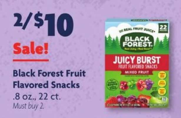 Black Forest Fruit Flavored Snacks