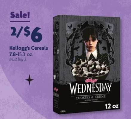 Kellogg's Wednesday Cookies & Creme Cereal