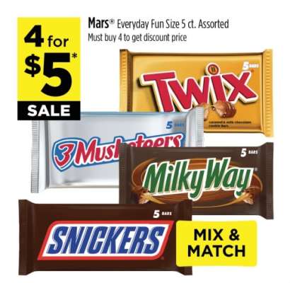 Mars Everyday Fun Size 5 ct. Assorted