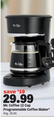 Mr. Coffee 12 Cup Programmable Coffee Maker*