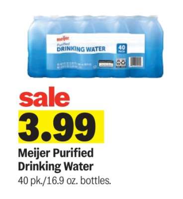 Meijer Purified Drinking Water
