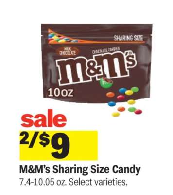 M&M's Sharing Size Candy