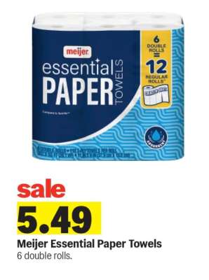 Meijer Essential Paper Towels*