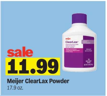 Meijer Clearlax Powder