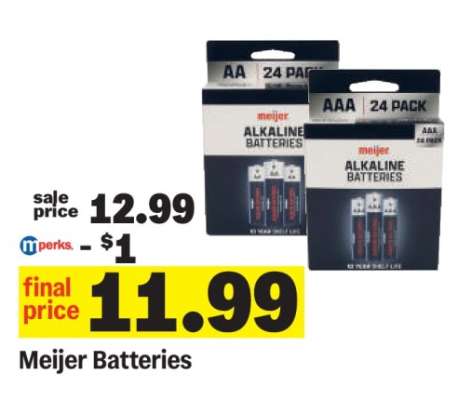 Meijer Batteries