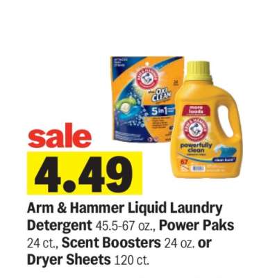 Arm & Hammer Laundry Products