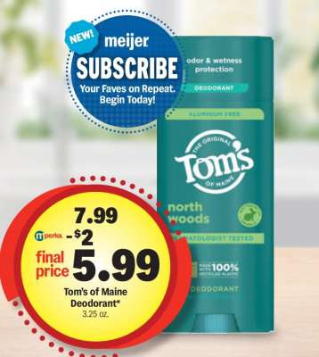 Tom's of Maine Deodorant