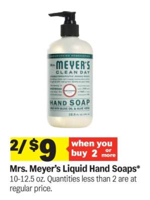 Mrs. Meyer's Liquid Hand Soaps*